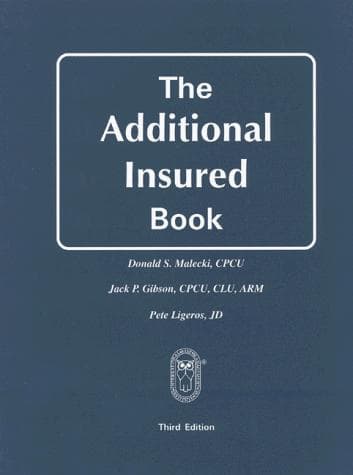 Cover image for The additional insured book