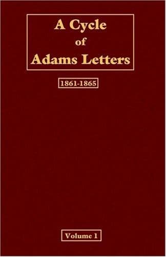 Cover image for A Cycle of Adams Letters