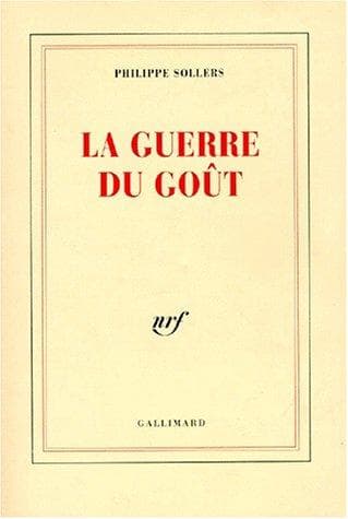 Cover image for La guerre du goût