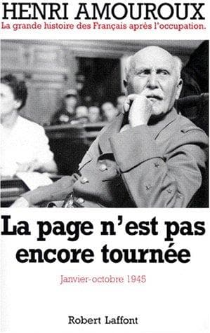 La page n'est pas encore tournée