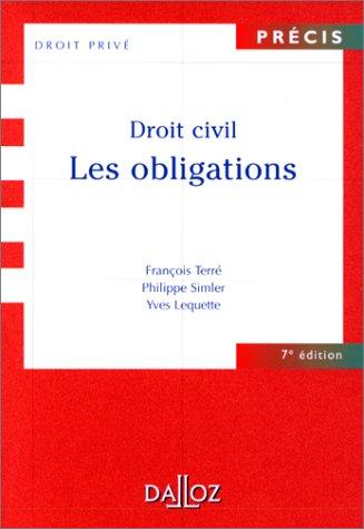 Cover image for Droit civil les obligations