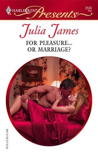 Cover image for For Pleasure...Or Marriage?