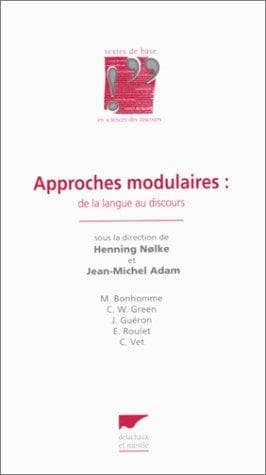 Cover image for Approches modulaires 