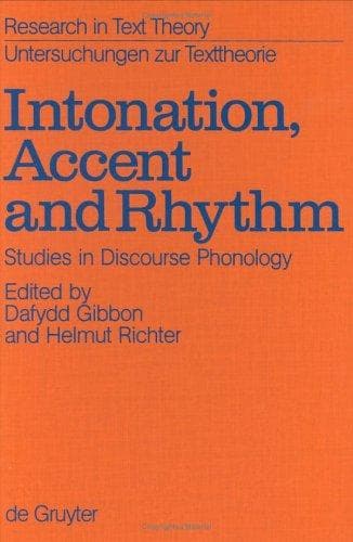 Cover image for Intonation, accent, and rhythm