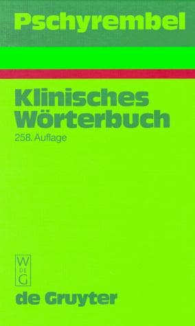 Cover image for Pschyrembel Klinisches Worterbuch