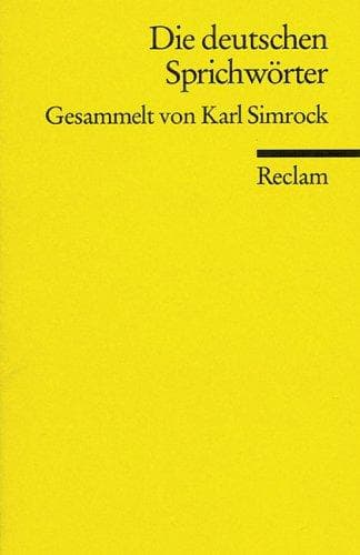 Cover image for Die deutschen Sprichwörter.