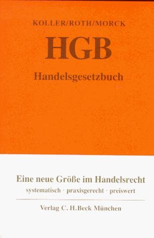 Cover image for Handelsgesetzbuch