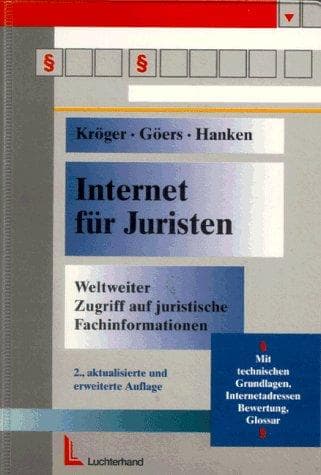 Cover image for Internet für Juristen