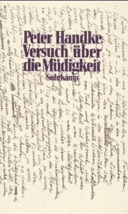 Cover image for Versuch über die Müdigkeit
