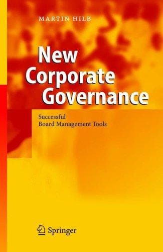 Cover image for New Corporate Governance
