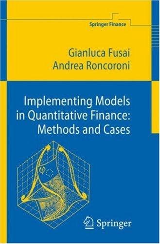 Cover image for Implementing Models in Quantitative Finance