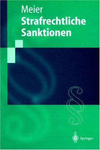 Cover image for Strafrechtliche Sanktionen