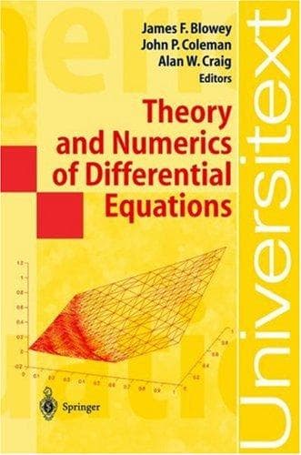 Cover image for Theory and Numerics of Differential Equations