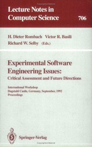 Cover image for Experimental Software Engineering Issues: