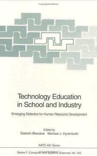 Cover image for Technology Education in School and Industry
