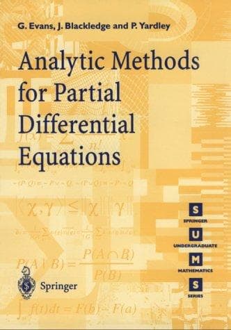 Cover image for Analytic Methods for Partial Differential Equations