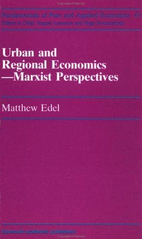 Cover image for Urban and Regional Economics