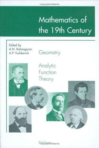 Cover image for Mathematics of the 19th Century