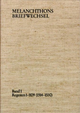 Cover image for Melanchthons Briefwechsel