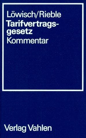 Cover image for Tarifvertragsgesetz