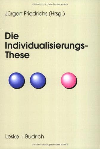 Cover image for Die Individualisierungs-These