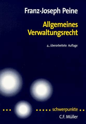 Cover image for Allgemeines Verwaltungsrecht
