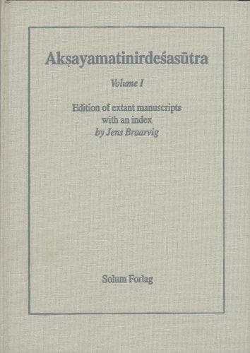 Cover image for Akṣayamatirnirdeśasūtra