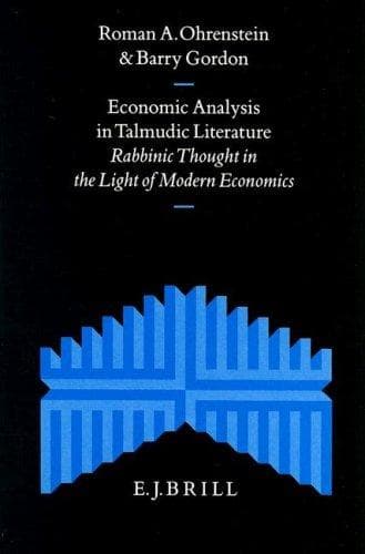 Cover image for Economic analysis in Talmudic literature