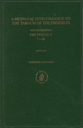 Cover image for A Bilingual Concordance to the Targum of the Prophets
