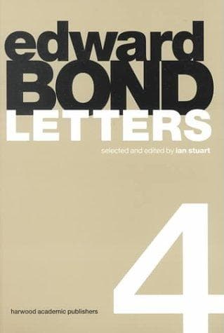 Cover image for Edward Bond Letters IV (Contemporary Theatre Studies)