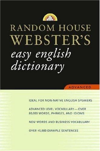 Cover image for Random House Webster's Easy English Dictionary Advanced