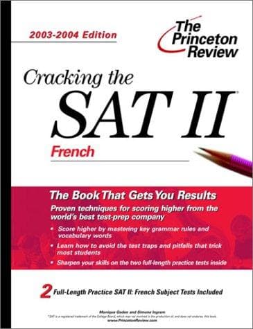Cover image for Cracking the SAT II