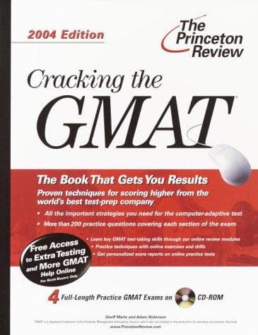 Cover image for Cracking the GMAT with Sample Tests on CD-ROM, 2004 Edition (Graduate Test Prep)