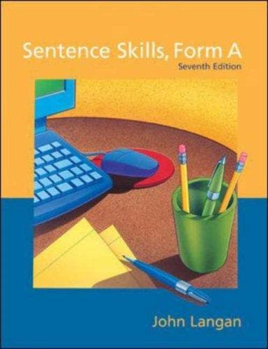 Cover image for Sentence Skills