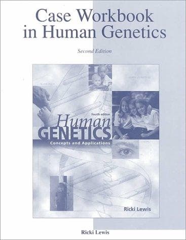 Cover image for Case Studies Workbook to accompany Human Genetics