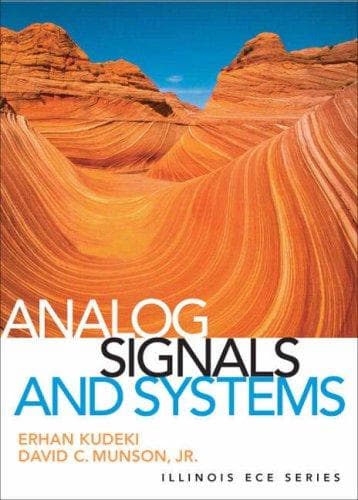 Cover image for Analog Signals and Systems