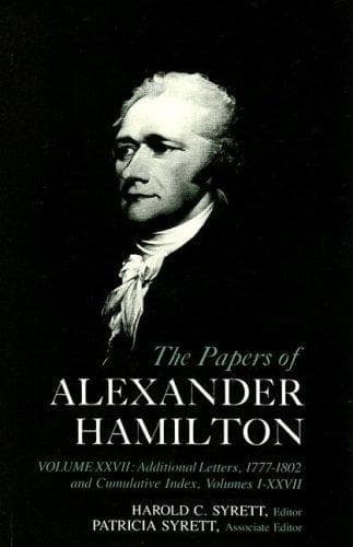 Cover image for The papers of Alexander Hamilton.