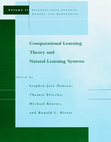 Cover image for Computational Learning Theory and Natural Learning Systems, Vol. II