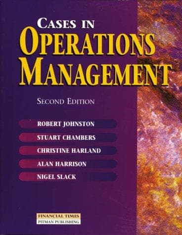 Cover image for Cases in Operations Management