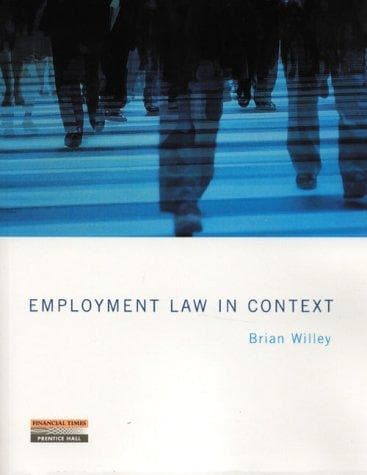 Cover image for Employment Law in Context