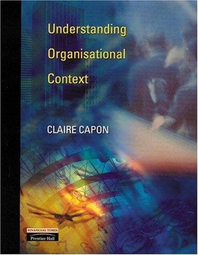Cover image for Understanding Organisational Context