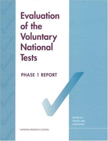 Cover image for Evaluation of the voluntary national tests