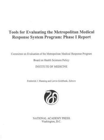 Cover image for Tools for Evaluating the Metropolitan Medical Response System Program