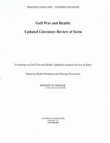 Gulf War and Health