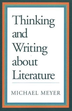 Cover image for Thinking and writing about literature