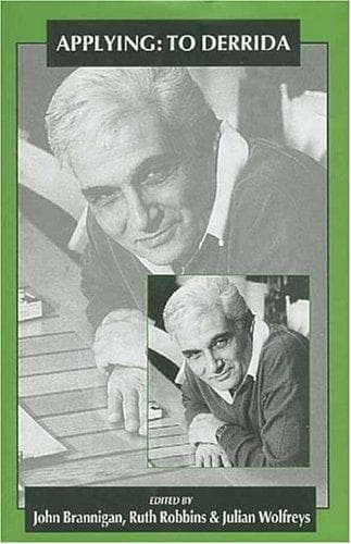 Cover image for Applying-- to Derrida