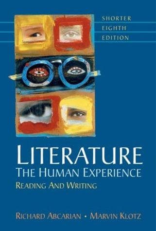 Cover image for Literature: The Human Experience Shorter