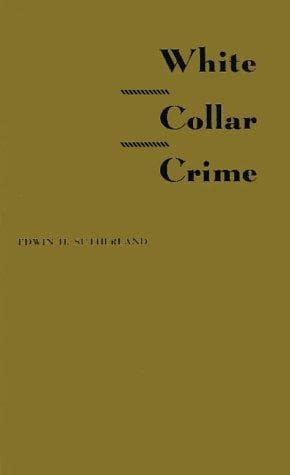 Cover image for White collar crime