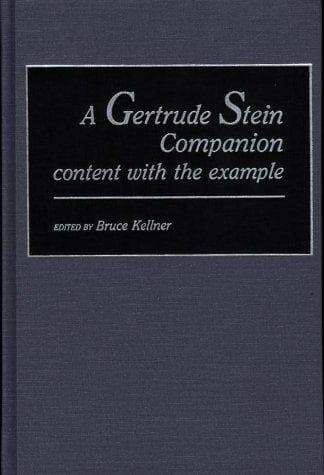 A Gertrude Stein Companion