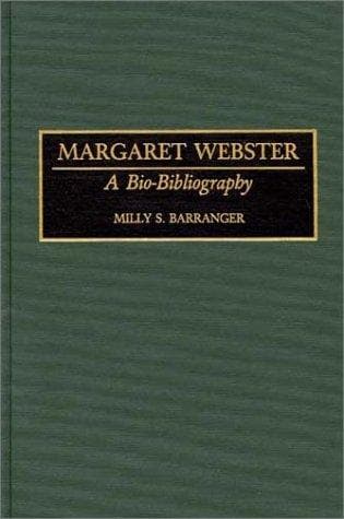 Cover image for Margaret Webster
